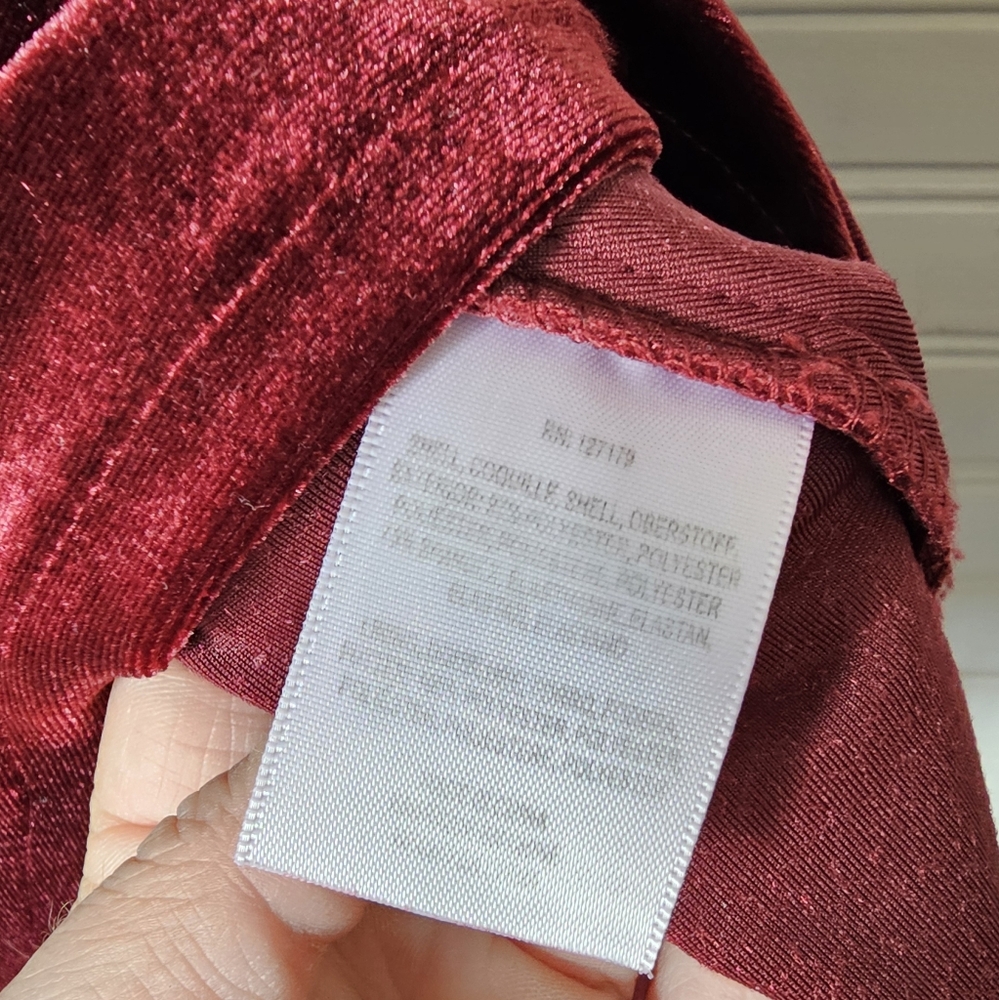 Jenny Yoo Mari Dark Berry Velvet Dress, sz4 - Picture 7 of 16